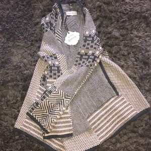 Open front cardigan/sweater